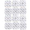 Axion Pack of 12 Electrodes. Square Self-Adhesive Pads 5x5cm for TENS EMS Units with 3.5mm snap Button Connection. Pads for Pain Treatment, Muscle Growth, Toning and Massage view 1
