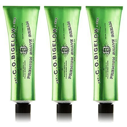 Lot of 3 Bath & Body Works C.O. Bigelow Premium Shave Cream with Eucalyptus Oil 5.2 Oz. by C.O. Bigelow