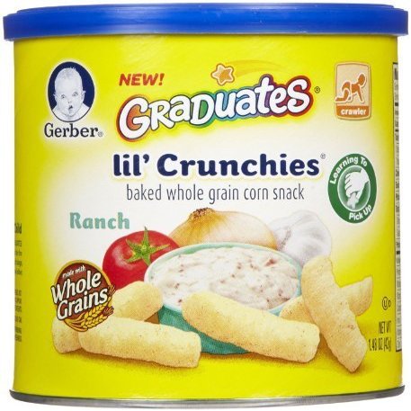 Gerber Graduates Lil' Crunchies Ranch 1.48 OZ (Pack of 18) by Gerber