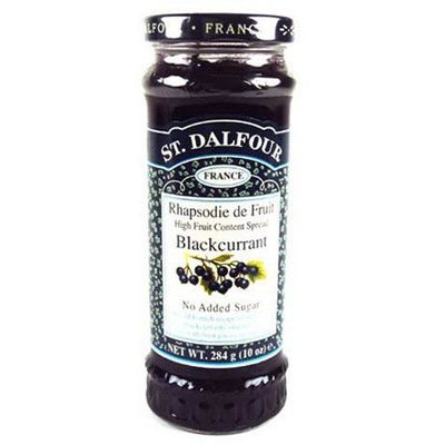 St Dalfour Blackcurrant Fruit Spread 284g by Saint Dalfour