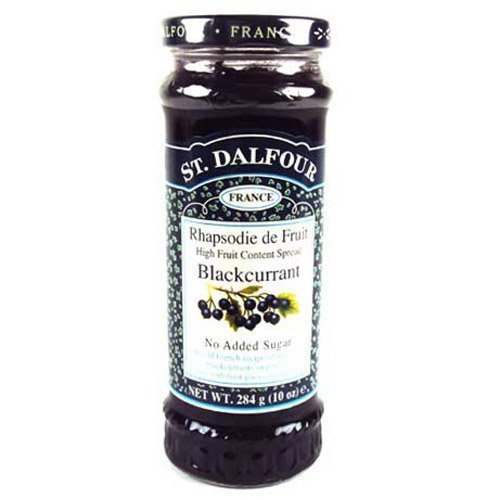 St Dalfour Blackcurrant Fruit Spread 284g by Saint Dalfour