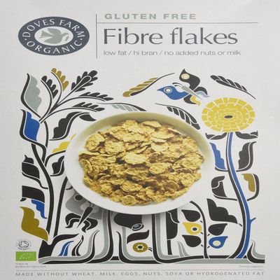 Doves Farm | Fibre Flakes Breakfast Cereal | 1 X 375G