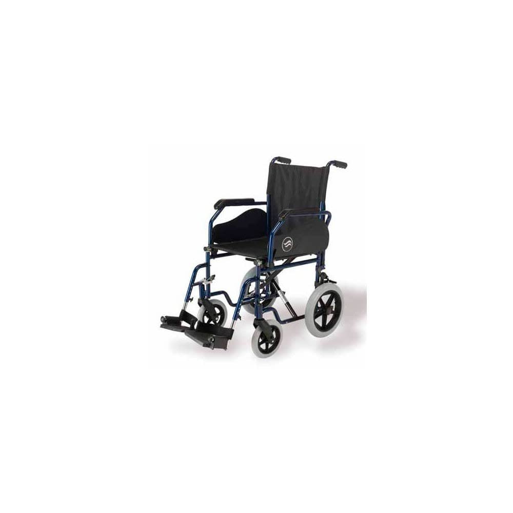 12" Breezy 90 Manual Folding Steel Wheelchair with Rear Wheel Seat Width 45cm