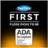Dentek Floss Picks Comfort Clean Sensitive Gums Floss Picks, Soft & Silky Ribbon, 150 ct (Pack of 1) view 4