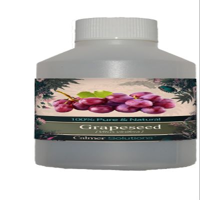 Grapeseed Oil Carrier Oil 100ml for Skin & Massage  100% Pure & Natural  Ideal for Aromatherapy, Blending Essential Oils & Skincare  Calmer Solutions