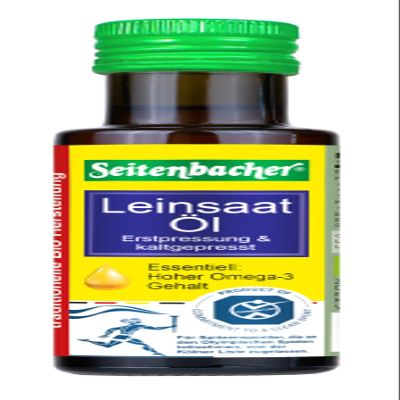 Seitenbacher Organic Flax Seed Oil I First Pressed I Cold Pressed I Native I 100% organic I (1x100 ml)