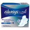Always Infinity Night (Size 3) Sanitary Pads with Wings, 10 per Pack (Pack of 2) view 1