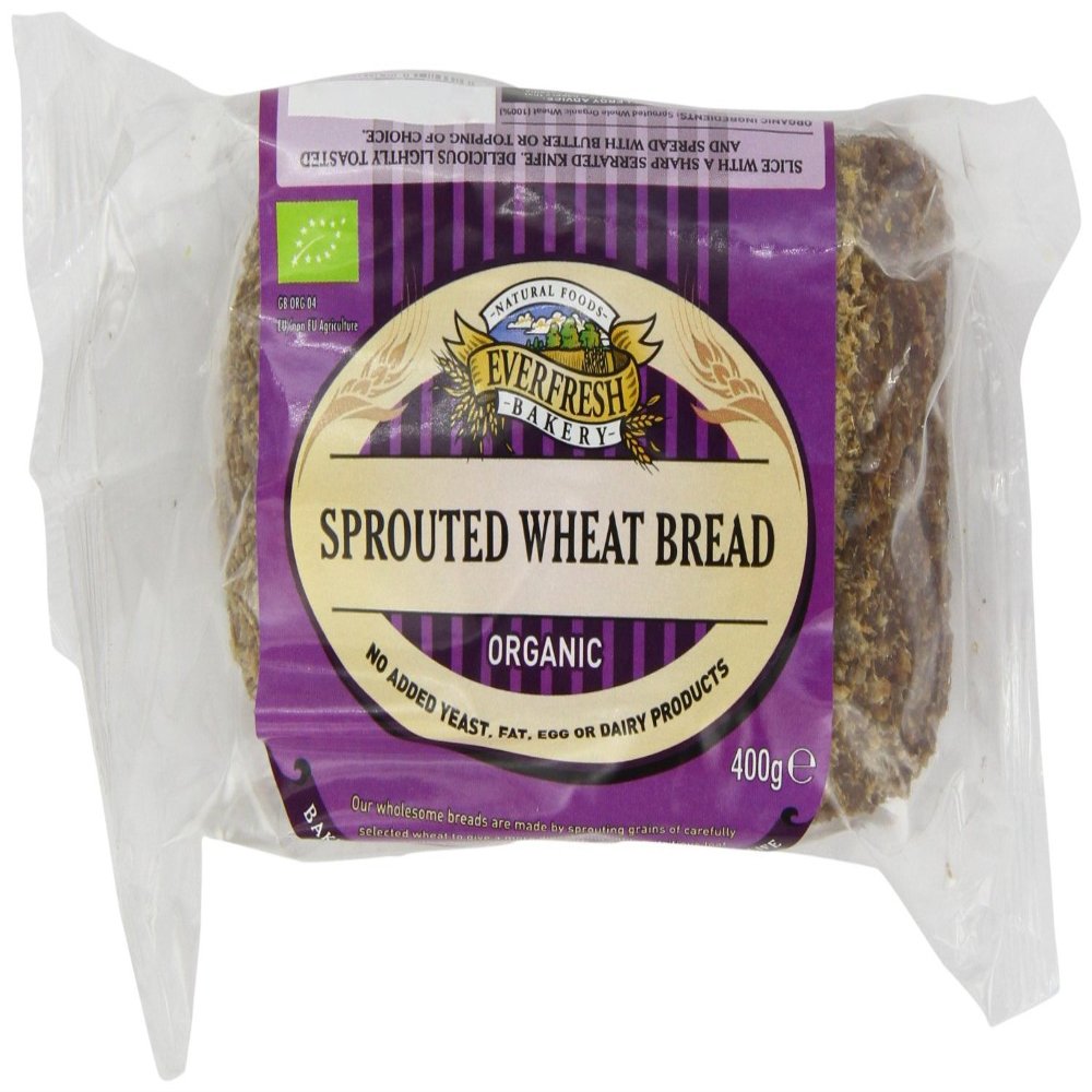 (2 Pack) - Everfresh Natural Foods - Org Sprout Wheat Bread | 400g | 2 PACK BUNDLE