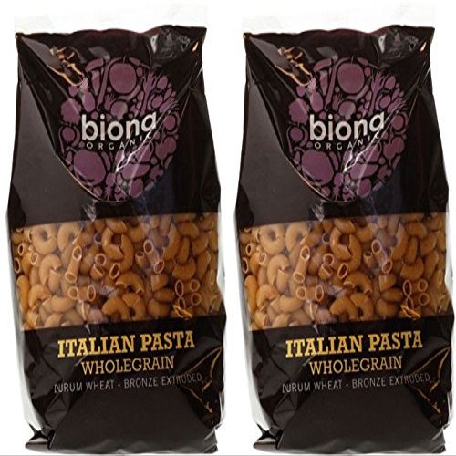 (2 Pack) - Biona - Org Wholewheat Macaroni | 500g | 2 PACK BUNDLE