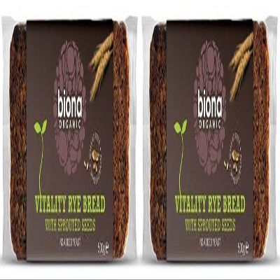 (2 Pack) - Biona - Org Sprout Mix Rye Bread | 500g | 2 PACK BUNDLE