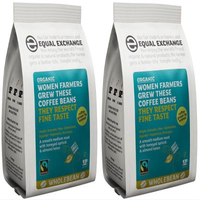 (2 Pack) - Equal Exchange - Org FT Women Grew Coffee Beans | 227g | 2 PACK BUNDLE