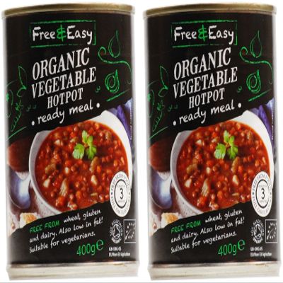 (2 Pack) - Free Natural - Organic Vegetable Hotpot | 400g | 2 PACK BUNDLE