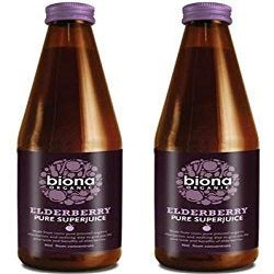 (2 Pack) - Biona - Org Elderberry Super Juice | 330ml | 2 PACK BUNDLE