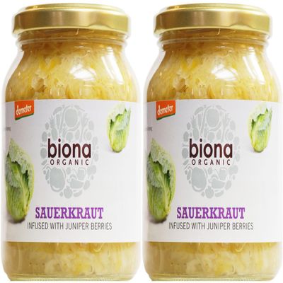 (2 Pack) - Biona - Organic / Demeter Sauerkraut | 680g | 2 Pack Bundle
