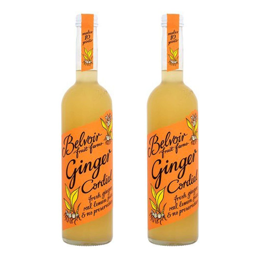 (2 Pack) - Belvoir - Ginger Cordial | 500ml | 2 PACK BUNDLE