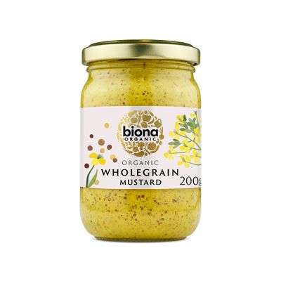 (2 Pack - Biona - Org Wholegrain Mustard | 200g | 2 PACK BUNDLE