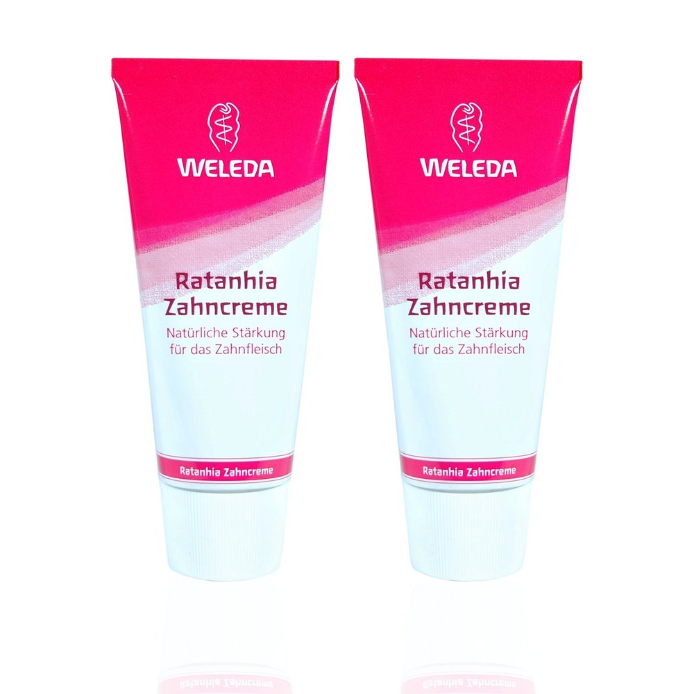 (2 Pack) - Weleda - Ratanhia Toothpaste | 75ml | 2 PACK BUNDLE