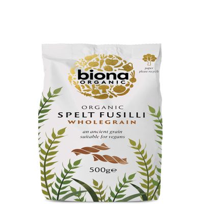 (2 Pack) - Biona - Org Wholemeal Spelt Fusilli | 500g | 2 Pack Bundle