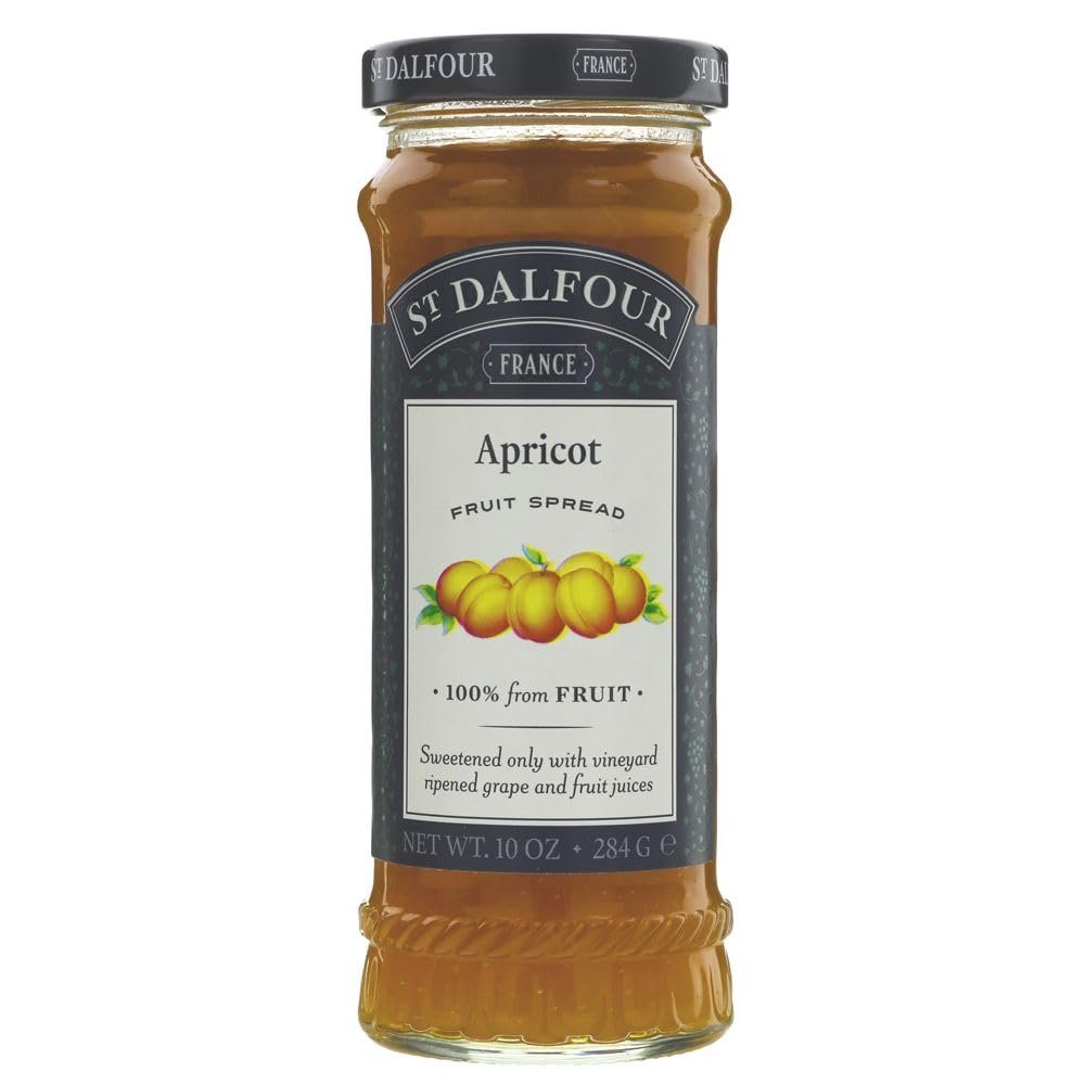 (2 Pack) - St Dalfour - Apricot Fruit Spread | 284g | 2 PACK BUNDLE