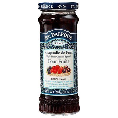 (2 Pack) - St Dalfour - Four Fruits Fruit Spread | 284g | 2 PACK BUNDLE