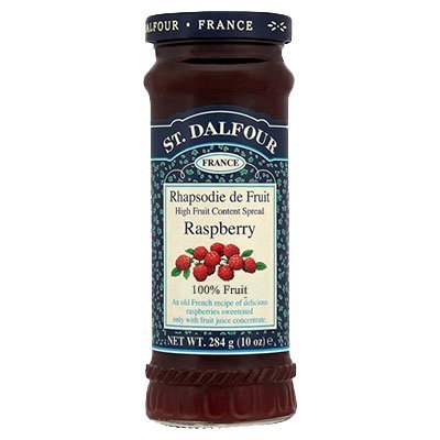 (2 Pack) - St Dalfour - Raspberry Fruit Spread | 284g | 2 PACK BUNDLE