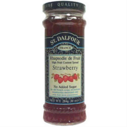 (2 Pack) - St Dalfour - Strawberry Fruit Spread | 284g | 2 PACK BUNDLE