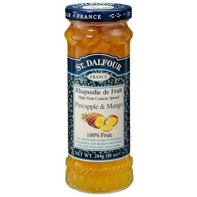 (2 Pack) - St Dalfour - Pineapple & Mango Fruit Spread | 284g | 2 PACK BUNDLE