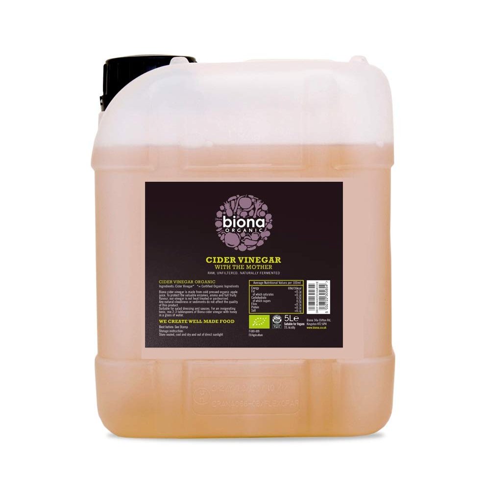 (2 Pack) - Biona - Cider Vinegar with Mother | 5000ml | 2 Pack Bundle