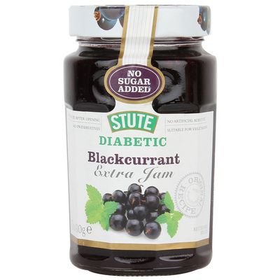(2 Pack) - Stute - Diabetic Blackcurrant Jam | 430g | 2 PACK BUNDLE