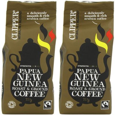 (2 Pack) - Clipper - Organic Papua New Guinea Coffee | 227g | 2 PACK BUNDLE