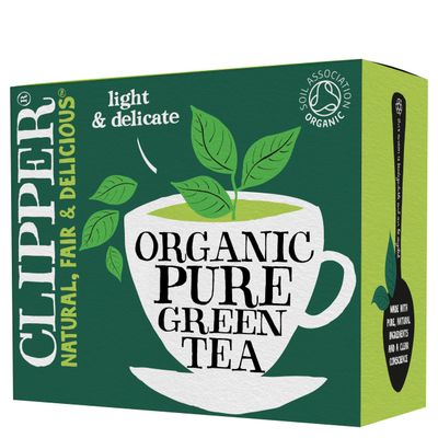 (2 Pack) - Clipper - Pure Green Tea | 80 Bag | 2 PACK BUNDLE