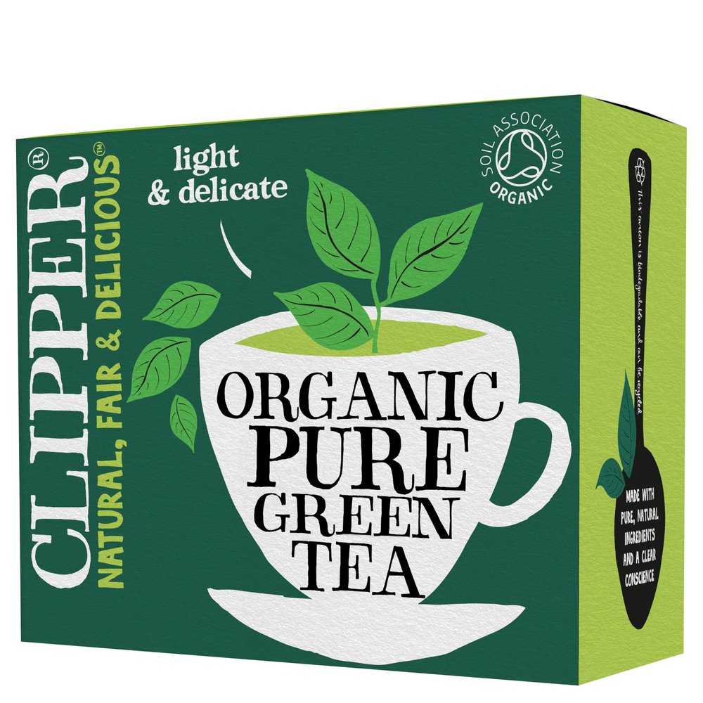(2 Pack) - Clipper - Pure Green Tea | 80 Bag | 2 PACK BUNDLE