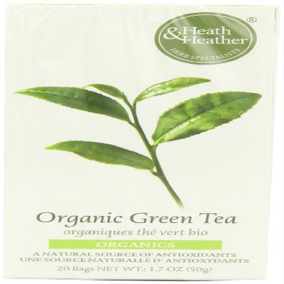 (2 Pack) - Heath And Heather - Organic Green Tea HH9 | 20 Bag | 2 PACK BUNDLE