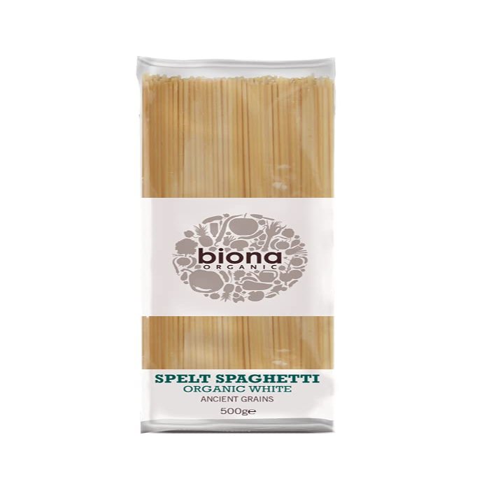 (2 Pack) - Biona - Org Spelt White Spaghetti | 500g | 2 Pack Bundle