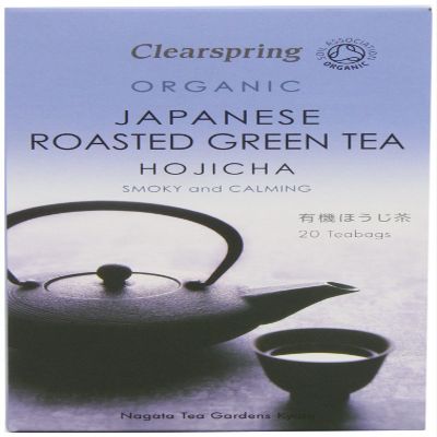 (2 Pack - Clearspring - Organic Hojicha Green Tea | 20 Bag | 2 PACK BUNDLE