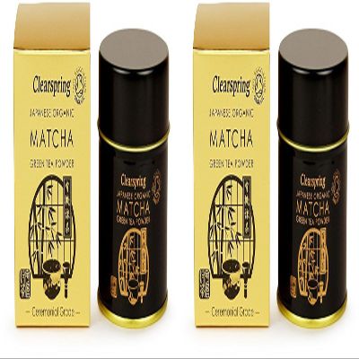 (2 Pack - Clearspring - Org Matcha Green tea (tin | 30g | 2 PACK BUNDLE