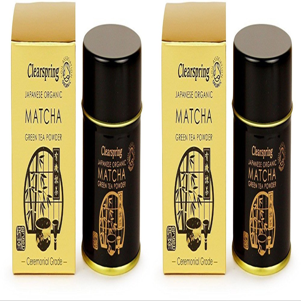 (2 Pack - Clearspring - Org Matcha Green tea (tin | 30g | 2 PACK BUNDLE
