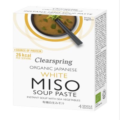 Clearspring | Org Instant White Miso Paste | 2 x 60g