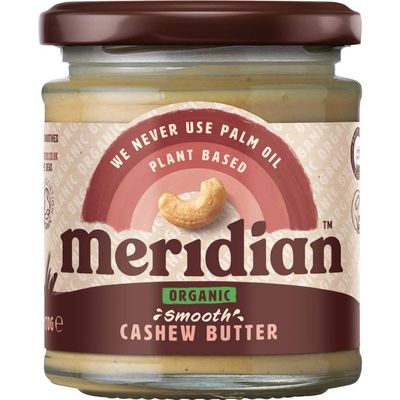 Meridian Organic Smooth Cashew Butter (Pack of 2)