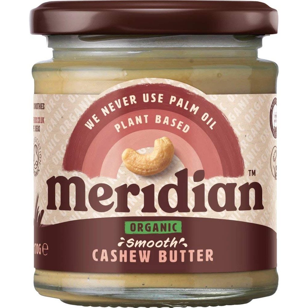 Meridian Organic Smooth Cashew Butter (Pack of 2)
