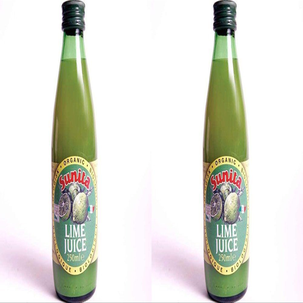 (2 Pack) - Sunita - Org Lime Juice | 250ml | 2 PACK BUNDLE