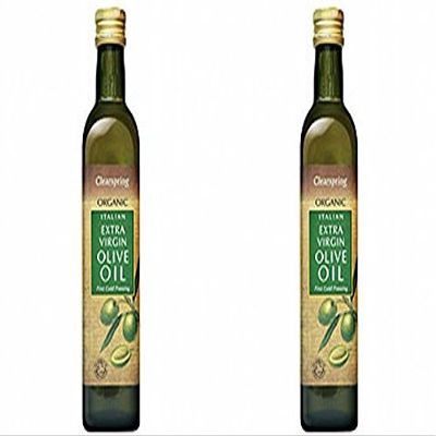 (2 Pack) - Clearspring - Organic Extra Virgin Olive Oil | 500ml | 2 PACK BUNDLE