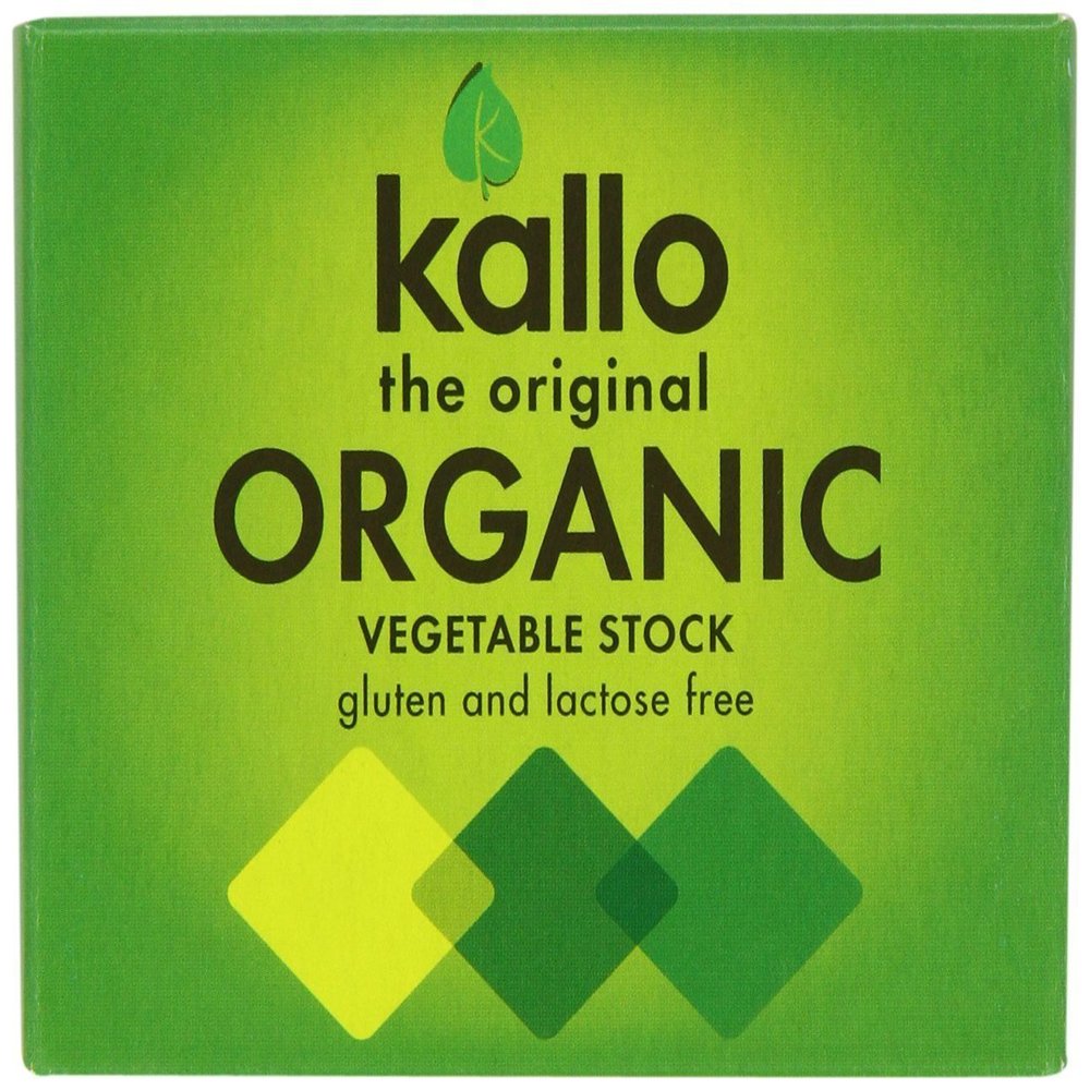 (2 Pack) - Kallo - Organic Vegetable Stock Cubes | 66g | 2 PACK BUNDLE