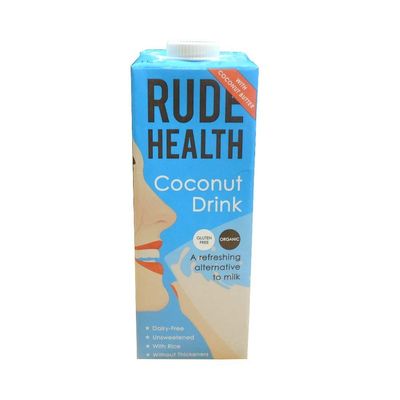 (2 Pack) - Rude Health - Organic Coconut Drink | 1000ml | 2 PACK BUNDLE
