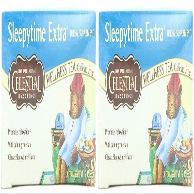 (2 Pack - Celestial Seasonings - Sleepytime Extra Tea | 20 Bag | 2 PACK BUNDLE