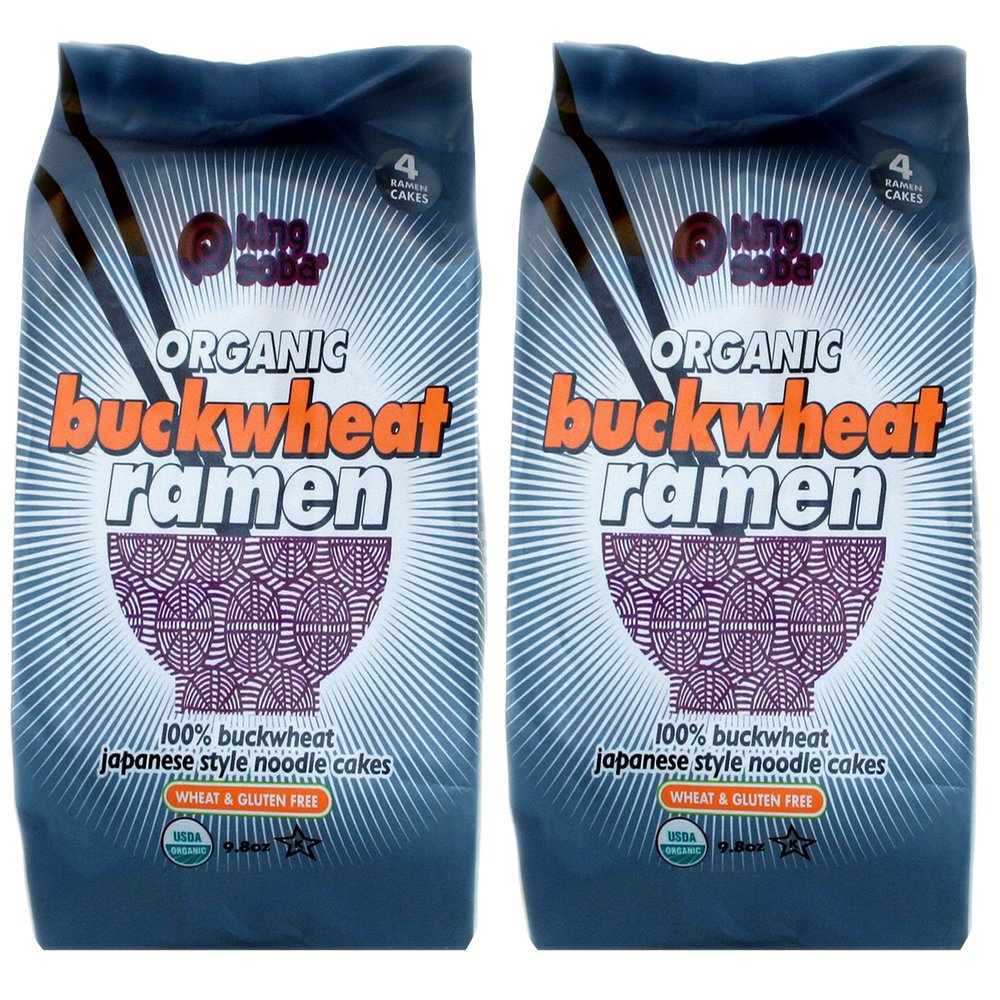 (2 Pack) - King Soba - Org 4 Pk Bwheat Ramen Noodles | 280g | 2 PACK BUNDLE