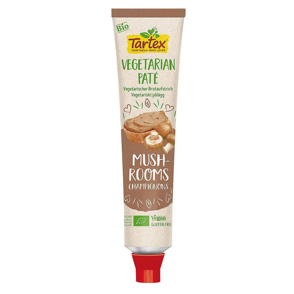 (2 Pack) - Tartex - Yeast Pate With Mushrooms | 200g | 2 PACK BUNDLE