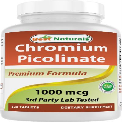 Best Naturals Chromium 1000 mcg 120 Tablets