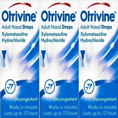 Otrivine Adult Nasal Drops 10ml x 3 Packs