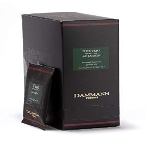 DAMMANN FRERES - JASMINE GREEN TEA - 24 wrapped envelopped tea bags